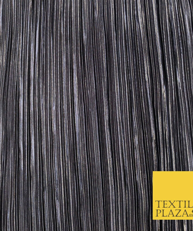 TINTED GREY Pleated Crushed Satin Stretch Fabric Dress Dance Skirt - 58" A1224