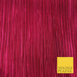 CHERRY RED Pleated Crushed Satin Stretch Fabric Dress Dance Skirt - 58" A1226