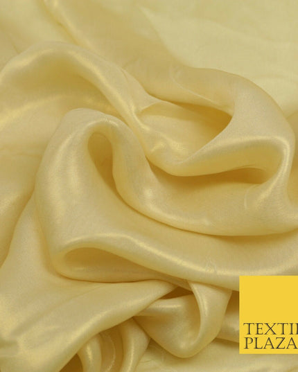 WARM GOLD Fine Silky Metallic Shimmer Satin Georgette Dress Fabric Drape 1420