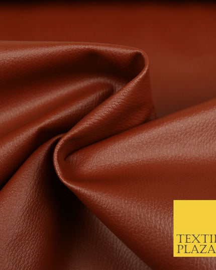 CRIMSON Luxury Faux Leather Fabric Felt Backed PVC Fire Retardant Upholstery1715