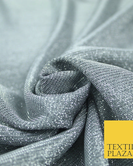 Metallic Shimmer Shiny Glitter Stretch Sparkly Dress Dance Decor Satin Fabric