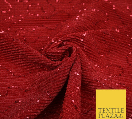 Sequin Embroidered Pleated Crinkle Crushed Stretch Dress Sexy Dance Decor Fabric