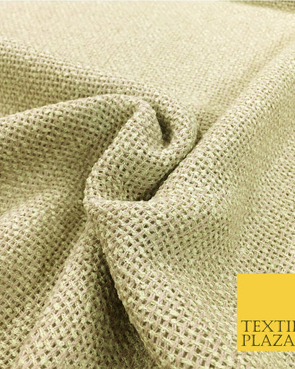 Green & Brown Weave Blend TWEED Fabric -Craft Sofa Upholstery Cushions -54" Wide