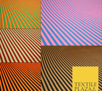 Candy Striped Thin Lines Pinstripe Printed Crepe Polyester Stripe Dress Fabric