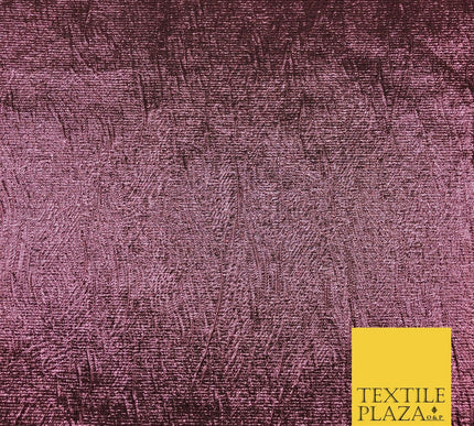 DUSTY PINK Metallic Creased Waves Wrinkle Brocade Jacquard Dress Fabric 1382
