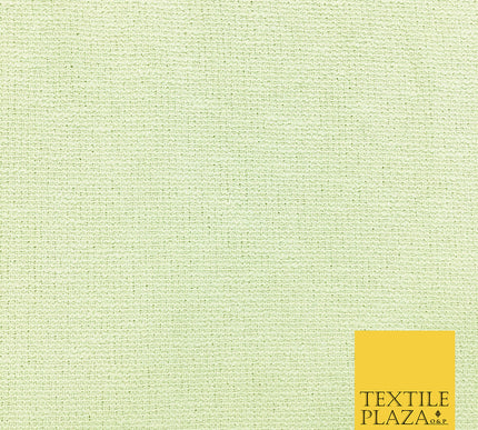 Light Green COTTON SLUB TWEED Fabric - Craft Sofa Upholstery Cushions - 54" Wide