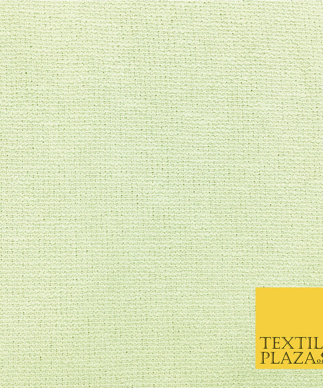 Light Green COTTON SLUB TWEED Fabric - Craft Sofa Upholstery Cushions - 54" Wide