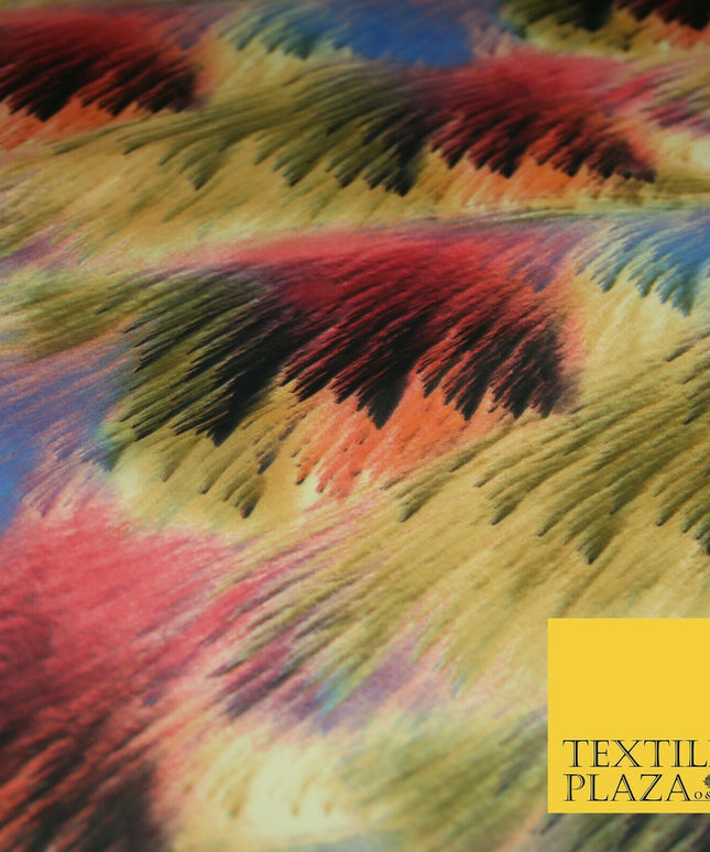 High Quality Anchors Chains Paint Explosions Printed Georgette Dress Fabric