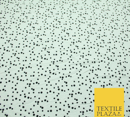 Premium Striped Stars Colourful Spotted Printed Bubble Crepe Dress Fabric 58"