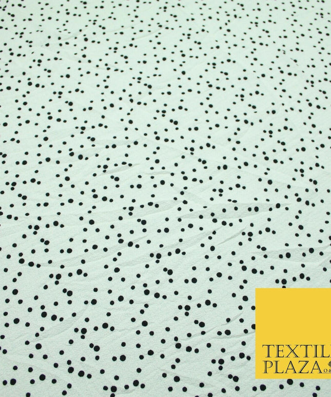 Premium Striped Stars Colourful Spotted Printed Bubble Crepe Dress Fabric 58"