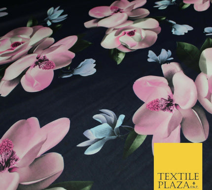 High Quality Floral Large Flowers Tropical Printed Georgette Dress Fabric