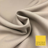 BEIGE Premium Plain Bi-Stretch Fabric - Uniform Suit Trousers 58" SA954