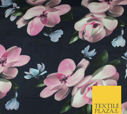 High Quality Floral Large Flowers Tropical Printed Georgette Dress Fabric