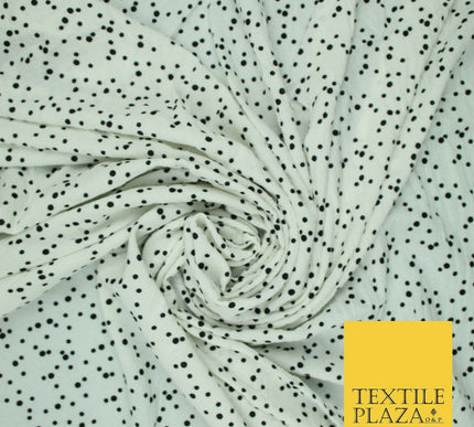 Premium Striped Stars Colourful Spotted Printed Bubble Crepe Dress Fabric 58"