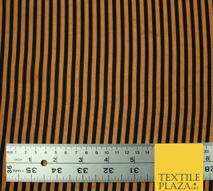 Candy Striped Thin Lines Pinstripe Printed Crepe Polyester Stripe Dress Fabric