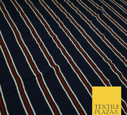 Premium Striped Stars Colourful Spotted Printed Bubble Crepe Dress Fabric 58"