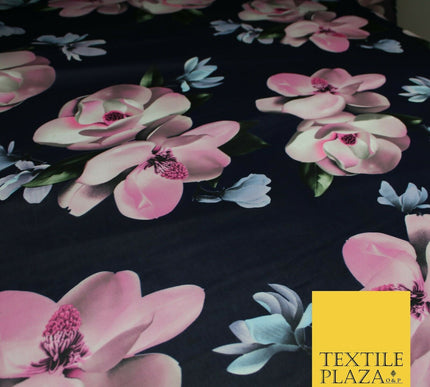 High Quality Floral Large Flowers Tropical Printed Georgette Dress Fabric