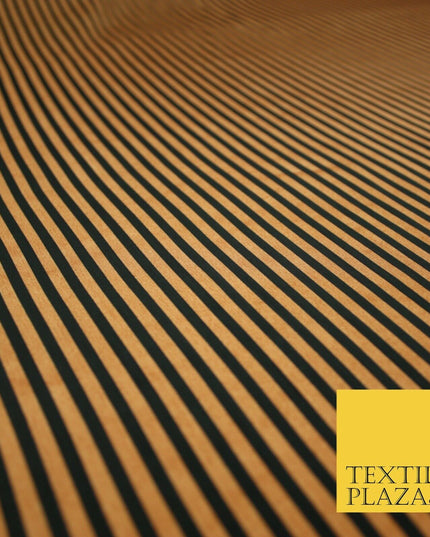 Candy Striped Thin Lines Pinstripe Printed Crepe Polyester Stripe Dress Fabric