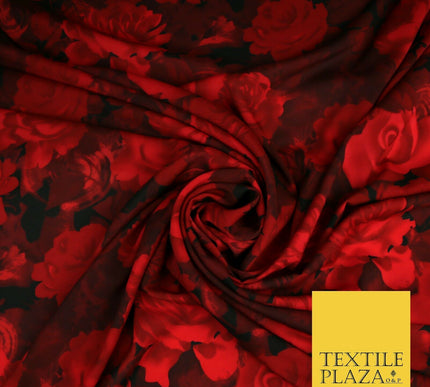 High Quality Floral Large Flowers Tropical Printed Georgette Dress Fabric