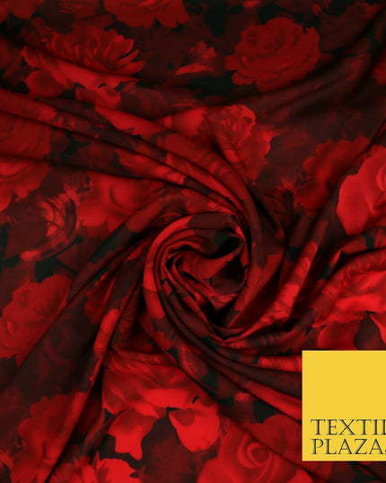 High Quality Floral Large Flowers Tropical Printed Georgette Dress Fabric