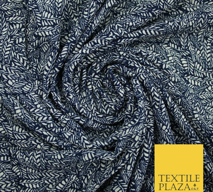 Premium Unusual Abstract Bird Neon Small Printed Bubble Crepe Dress Fabric 58"