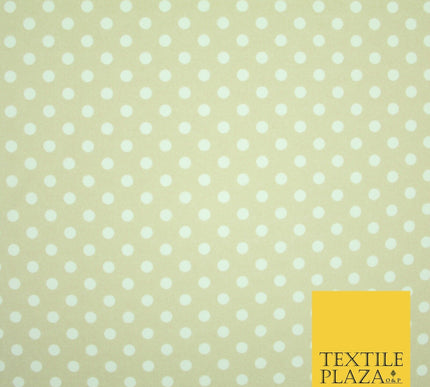 5mm Small Polka Dot Spot Printed Crepe Spotted Dotted Polyester Dress Fabric 58"