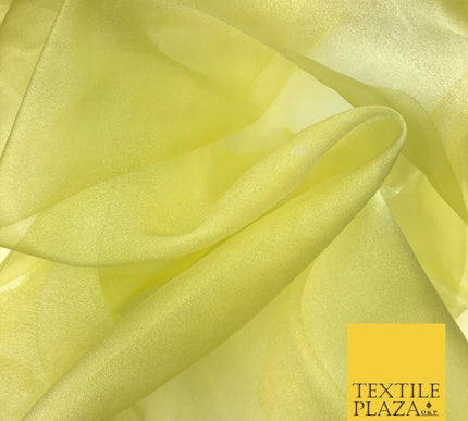 LEMON LIME Crystal Organza Bridal Wedding Dance Dress Veil Fabric 60" 1004