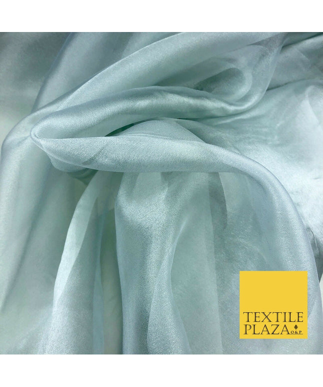 SILVER Crystal Organza Bridal Wedding Dance Dress Veil Fabric 60" 1002