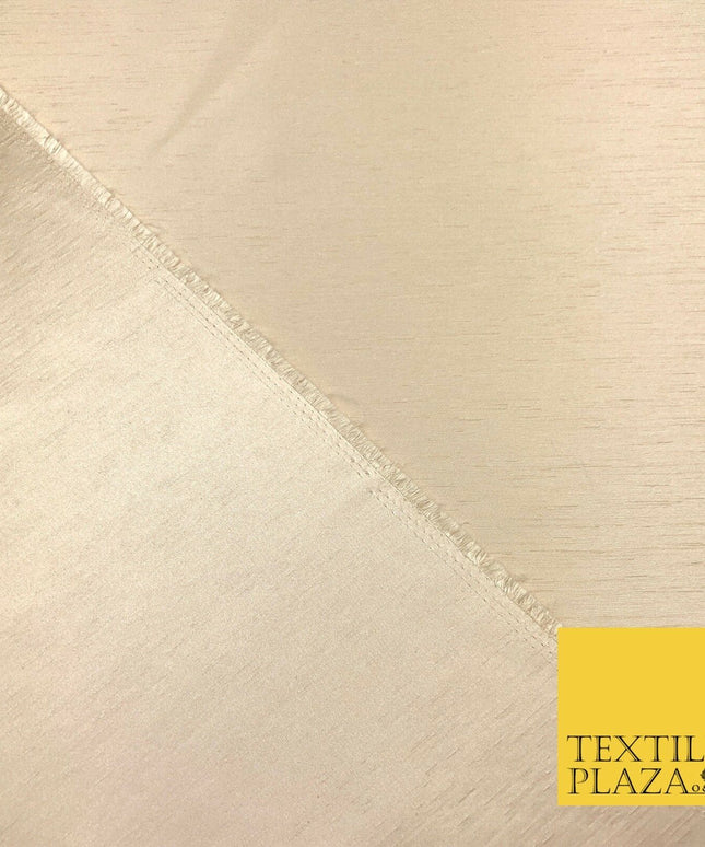LIGHT GOLD Satin Backed Dupion SHANTUNG Raw Silk Fabric 100% Polyester 45" MG899
