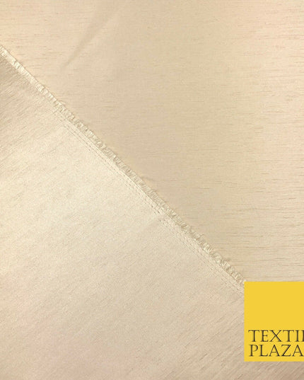 LIGHT GOLD Satin Backed Dupion SHANTUNG Raw Silk Fabric 100% Polyester 45" MG899