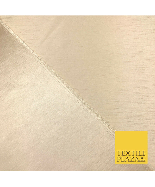 LIGHT GOLD Satin Backed Dupion SHANTUNG Raw Silk Fabric 100% Polyester 45" MG899
