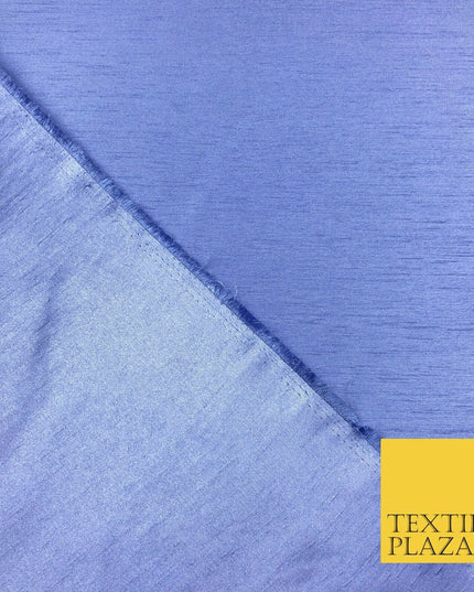 PURPLE Satin Backed Dupion SHANTUNG Raw Silk Fabric 100% Polyester 45" MG887