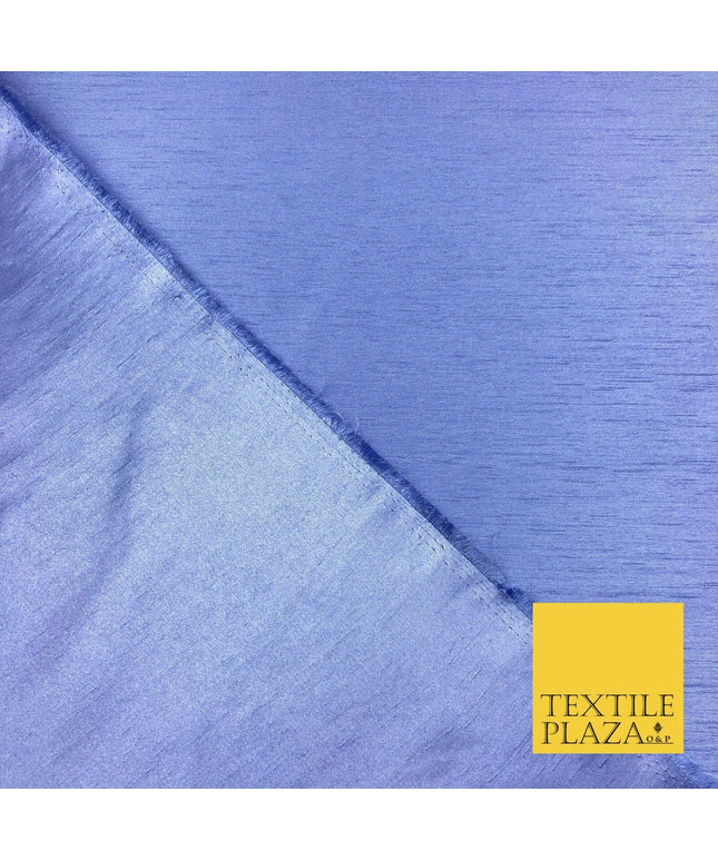 PURPLE Satin Backed Dupion SHANTUNG Raw Silk Fabric 100% Polyester 45" MG887