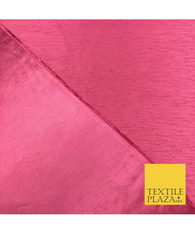 STRAWBERRY Satin Backed Dupion SHANTUNG Raw Silk Fabric 100% Polyester 45" MG889