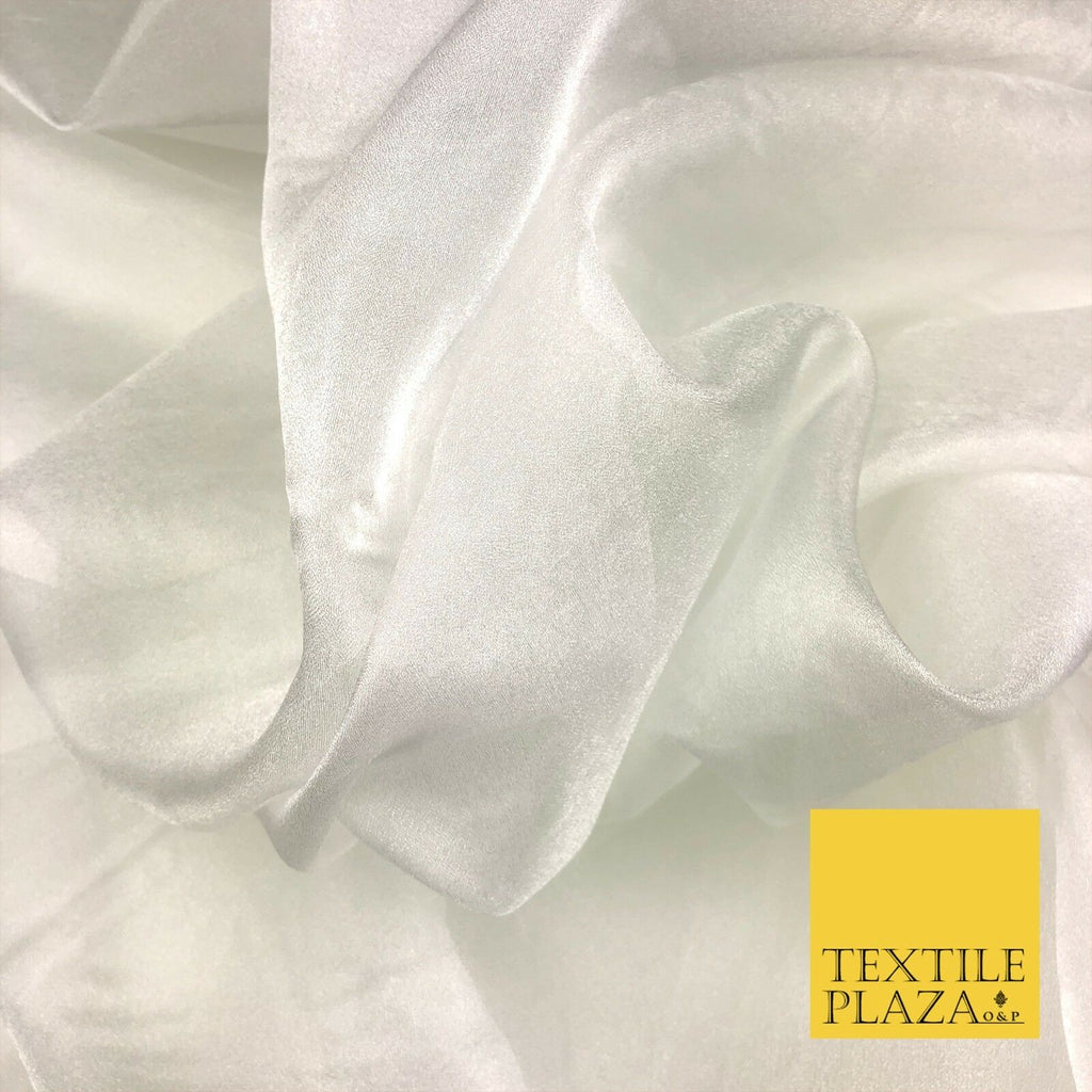 MINT PEARL Crystal Organza Bridal Wedding Dance Dress Veil Fabric 60" 989