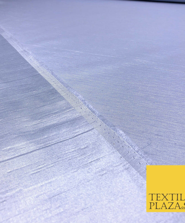 LAVENDER Satin Backed Dupion SHANTUNG Raw Silk Fabric 100% Polyester 45" MG898