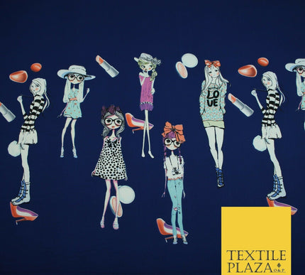 Premium Striped Palm Trees Elephant Retro Printed Bubble Crepe Dress Fabric 58"