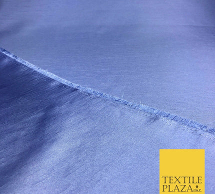 PURPLE Satin Backed Dupion SHANTUNG Raw Silk Fabric 100% Polyester 45" MG887