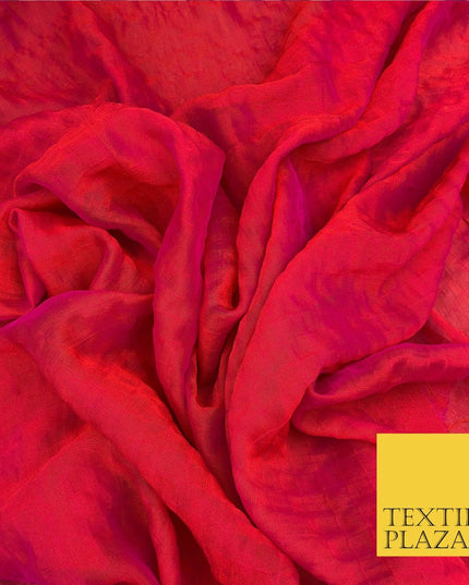 PINK/ORANGE Two Tone Square Crushed Chiffon Dress Fashion Scarf Craft LA842