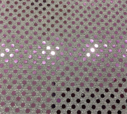 6mm Sequin Hologram Fabric - Shiny Sparkly Fancy Dress Dance - Per Metre - LILAC