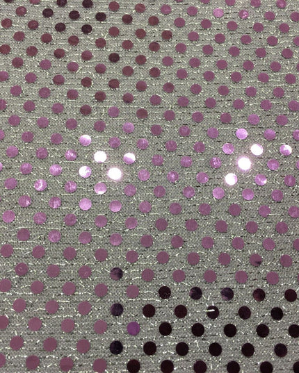 6mm Sequin Hologram Fabric - Shiny Sparkly Fancy Dress Dance - Per Metre - LILAC