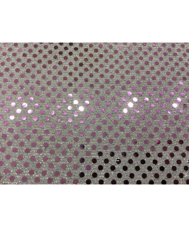 6mm Sequin Hologram Fabric - Shiny Sparkly Fancy Dress Dance - Per Metre - LILAC