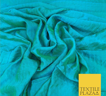 JADE GREEN/BLUE Two Tone Square Crushed Chiffon Dress Fashion Scarf Craft LA843