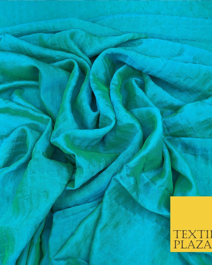 JADE GREEN/BLUE Two Tone Square Crushed Chiffon Dress Fashion Scarf Craft LA843
