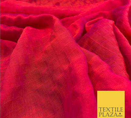 PINK/ORANGE Two Tone Square Crushed Chiffon Dress Fashion Scarf Craft LA842