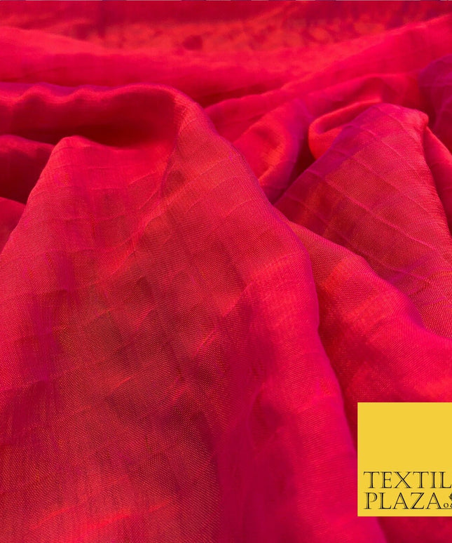 PINK/ORANGE Two Tone Square Crushed Chiffon Dress Fashion Scarf Craft LA842