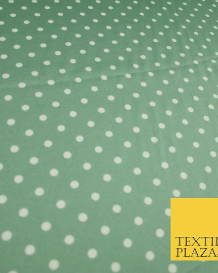 High Quality Polka Dot Spot Hearts Floral Printed Chamoise Satin Dress Fabric