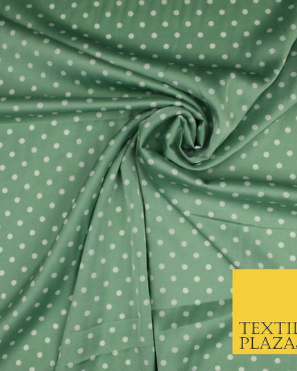 High Quality Polka Dot Spot Hearts Floral Printed Chamoise Satin Dress Fabric
