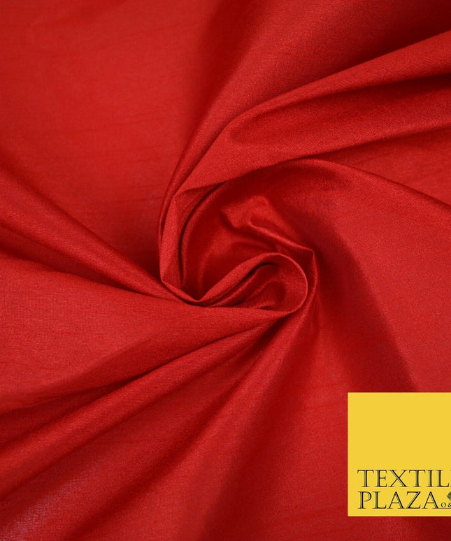 Plain Dyed Faux Dupion Raw Silk 100% Polyester Fabric Craft Material ALL COLOURS