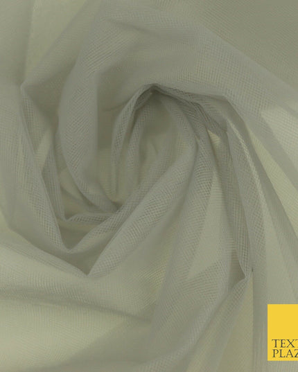 EXTRA WIDE Tutu Fairy Veil Bridal Plain Soft Sheer Tulle Net Fabric  270cm 106"